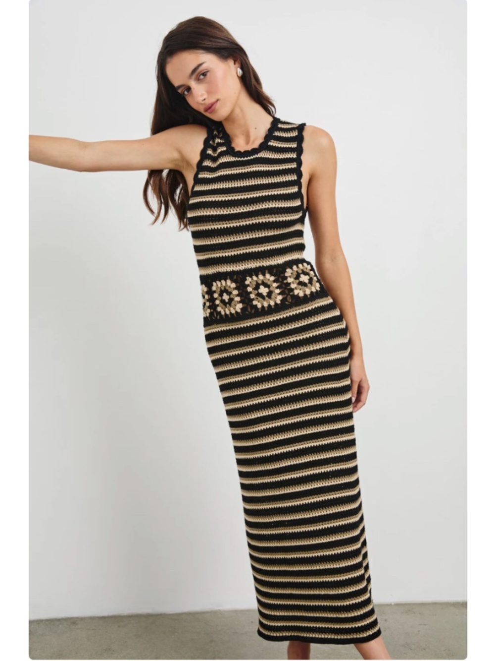 Rails Milos Coco Crochet Dress Medium NWT